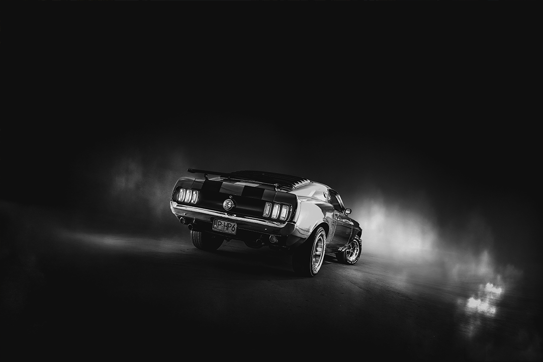 John Wick Mustang Mach1 196 BW